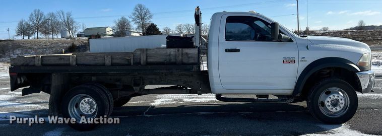 image for item NE9728 2012 Dodge Ram 5500HD flatbed truck