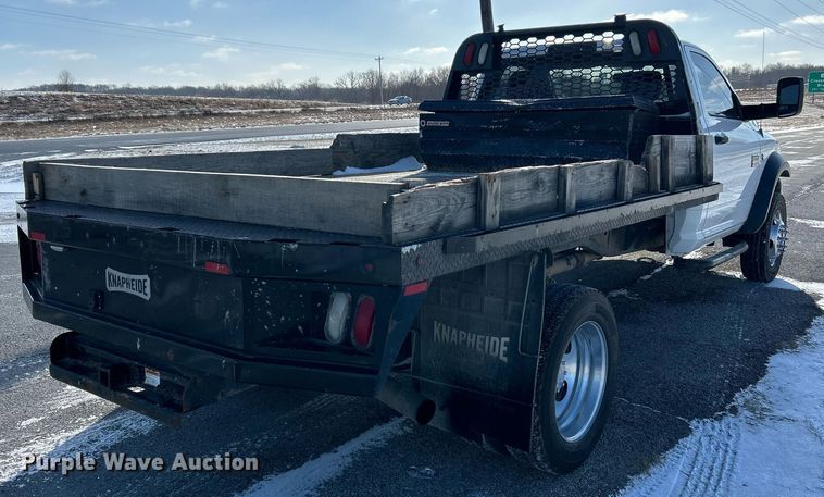 image for item NE9728 2012 Dodge Ram 5500HD flatbed truck