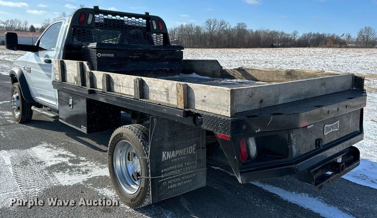 image for item NE9728 2012 Dodge Ram 5500HD flatbed truck