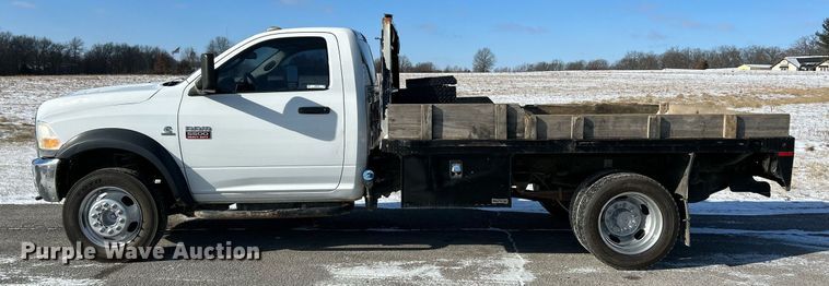 image for item NE9728 2012 Dodge Ram 5500HD flatbed truck