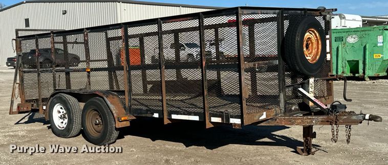 image for item NI9608 1997 Ark City Trailer utility trailer