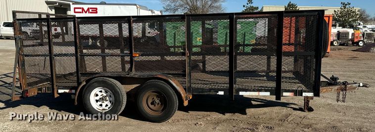 image for item NI9608 1997 Ark City Trailer utility trailer