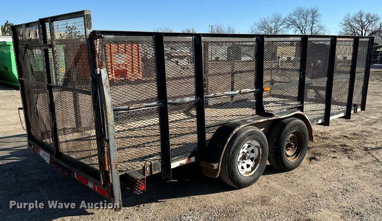 image for item NI9608 1997 Ark City Trailer utility trailer