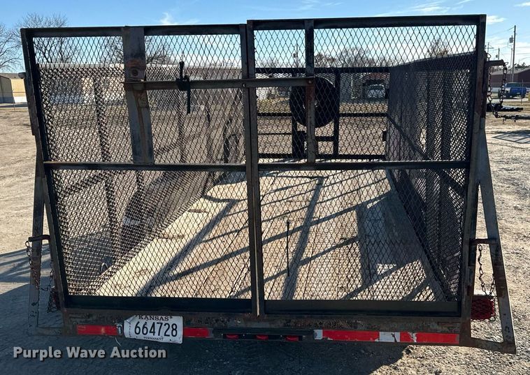 image for item NI9608 1997 Ark City Trailer utility trailer