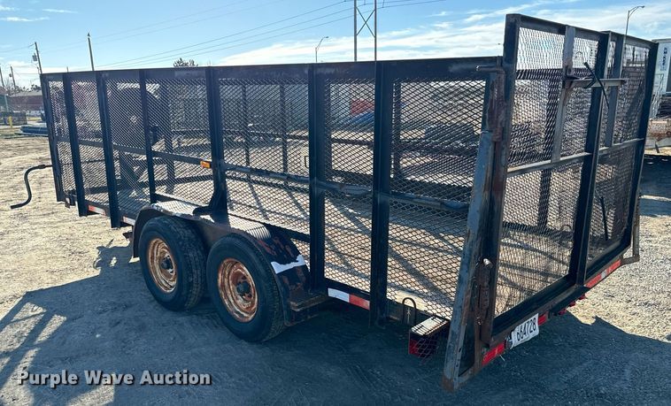 image for item NI9608 1997 Ark City Trailer utility trailer