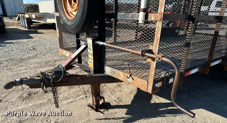 image for item NI9608 1997 Ark City Trailer utility trailer