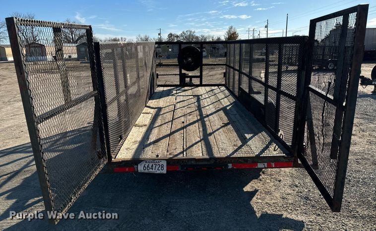 image for item NI9608 1997 Ark City Trailer utility trailer