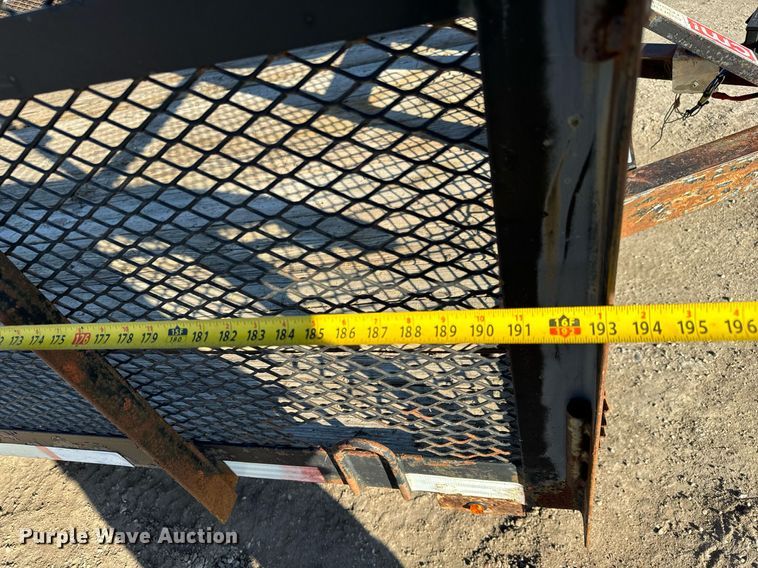 image for item NI9608 1997 Ark City Trailer utility trailer