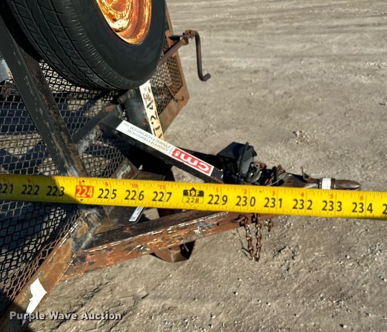 image for item NI9608 1997 Ark City Trailer utility trailer