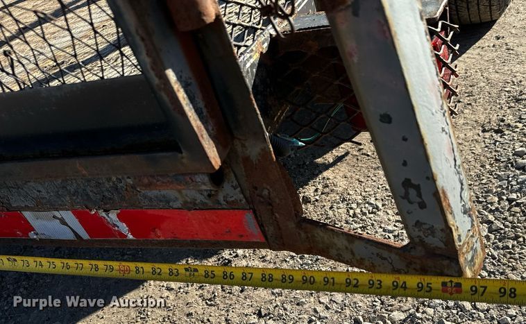 image for item NI9608 1997 Ark City Trailer utility trailer