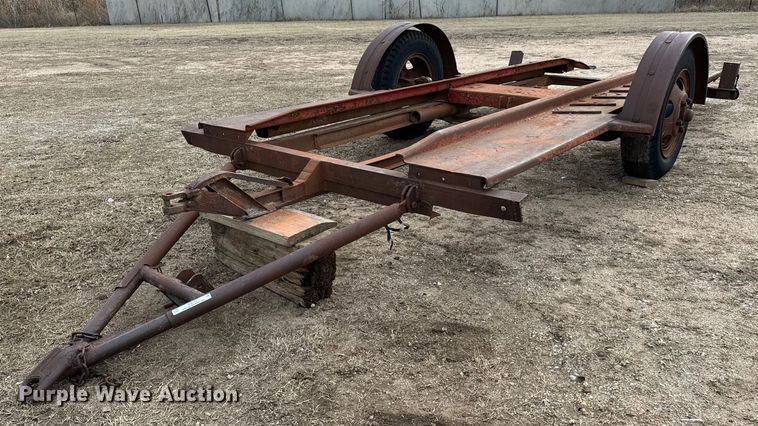 image for item NI9710 Shop built tilt deck utility trailer