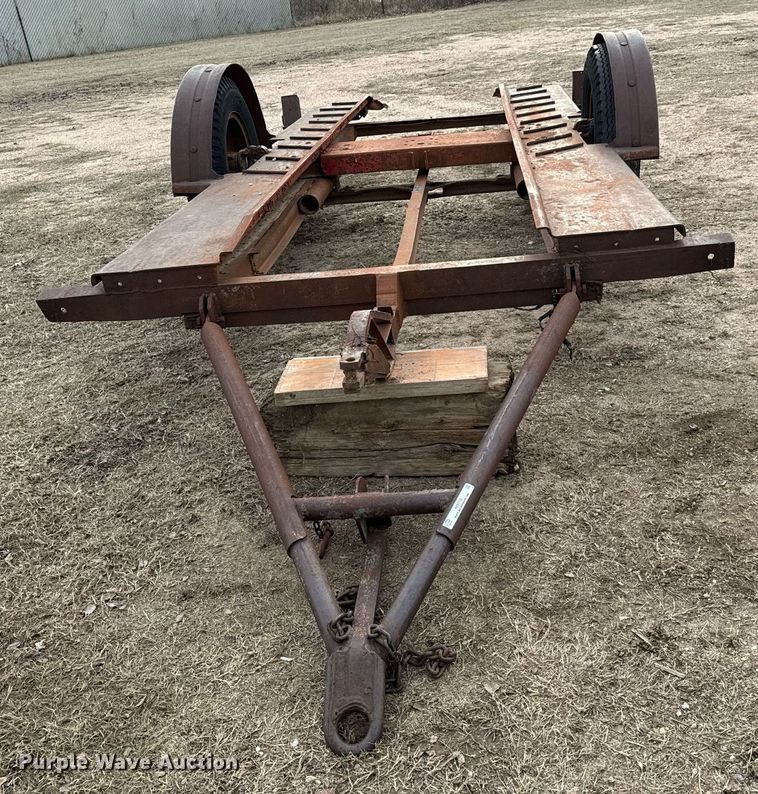 image for item NI9710 Shop built tilt deck utility trailer