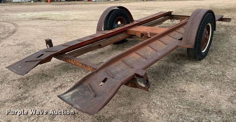 image for item NI9710 Shop built tilt deck utility trailer