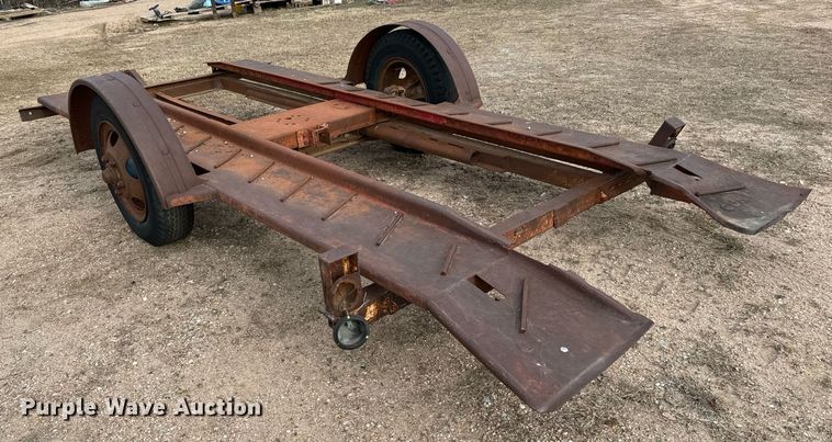 image for item NI9710 Shop built tilt deck utility trailer