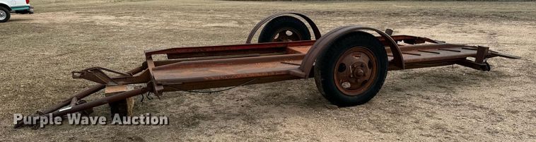 image for item NI9710 Shop built tilt deck utility trailer