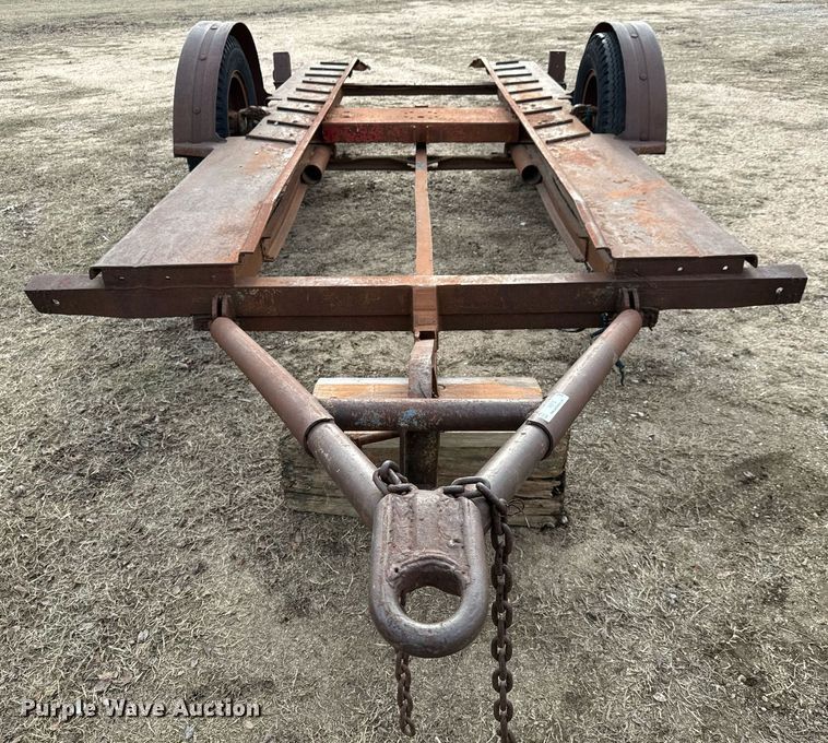 image for item NI9710 Shop built tilt deck utility trailer