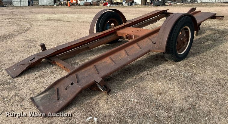 image for item NI9710 Shop built tilt deck utility trailer