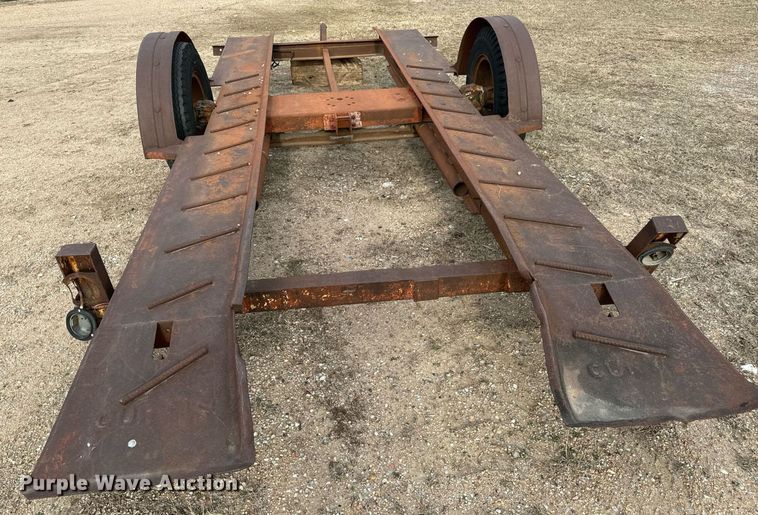 image for item NI9710 Shop built tilt deck utility trailer