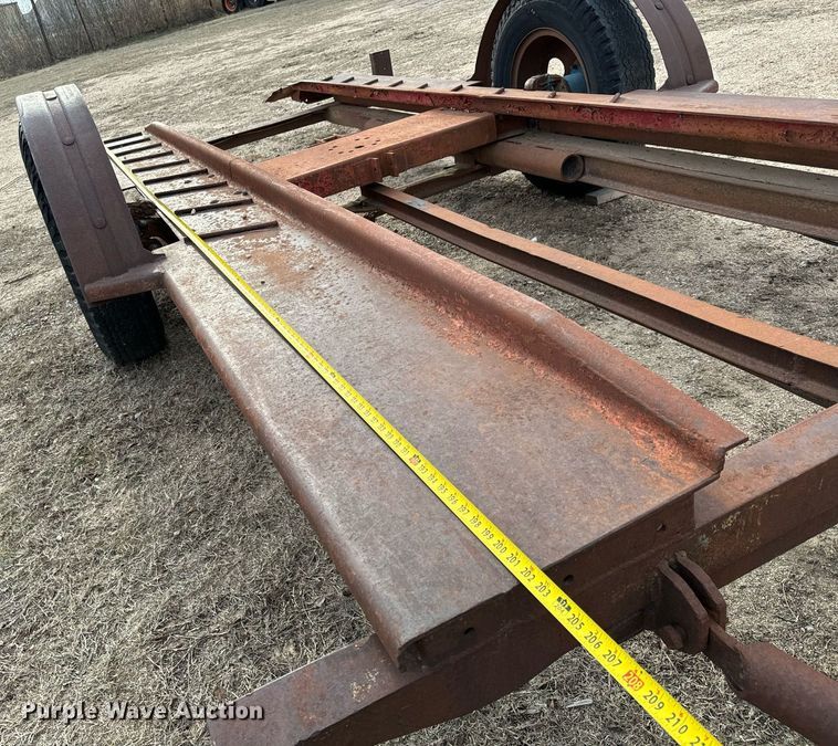 image for item NI9710 Shop built tilt deck utility trailer
