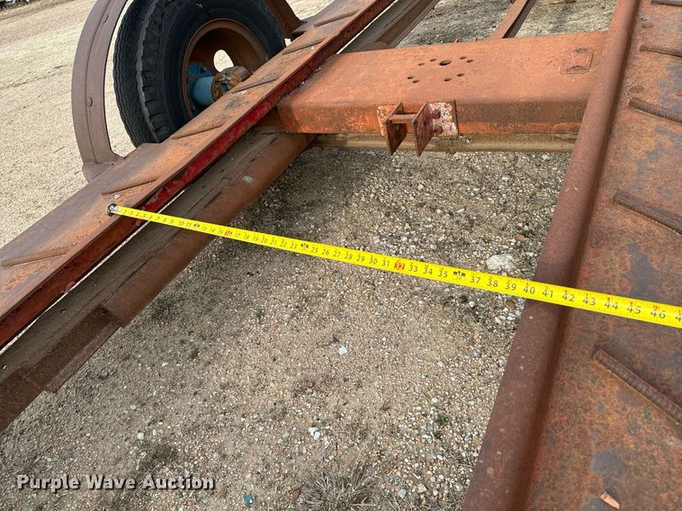 image for item NI9710 Shop built tilt deck utility trailer