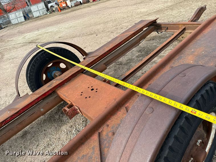 image for item NI9710 Shop built tilt deck utility trailer