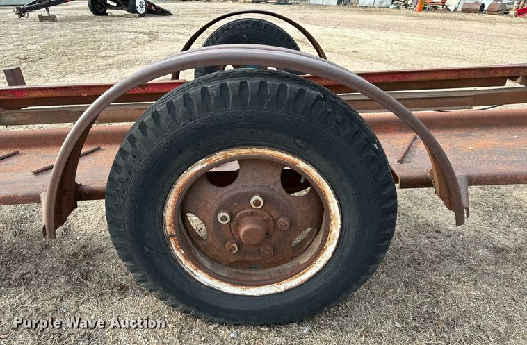 image for item NI9710 Shop built tilt deck utility trailer