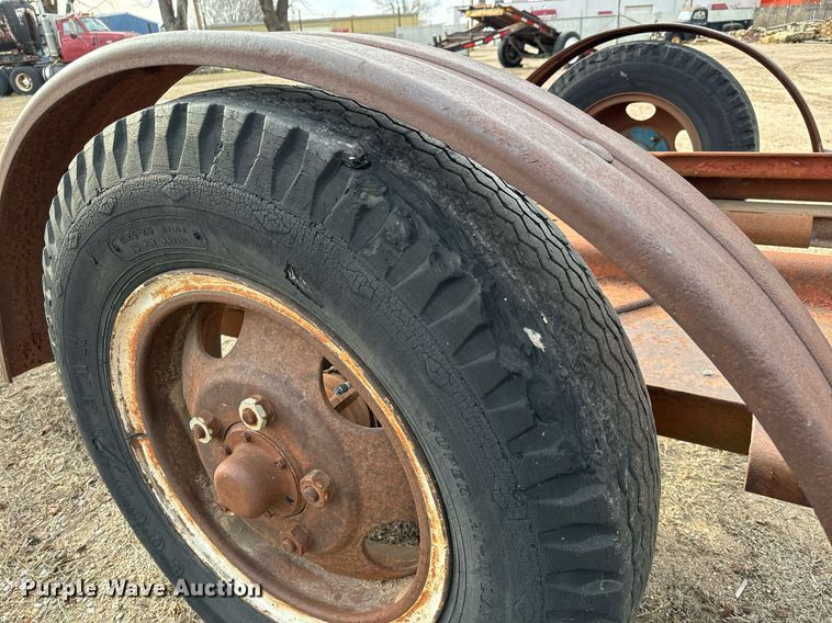 image for item NI9710 Shop built tilt deck utility trailer