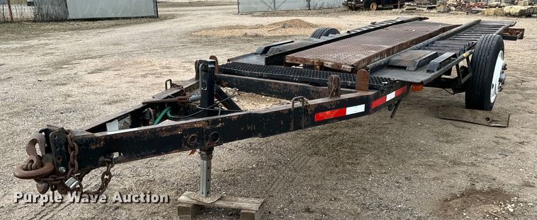 image for item NI9711 Shop built tilt deck utility trailer