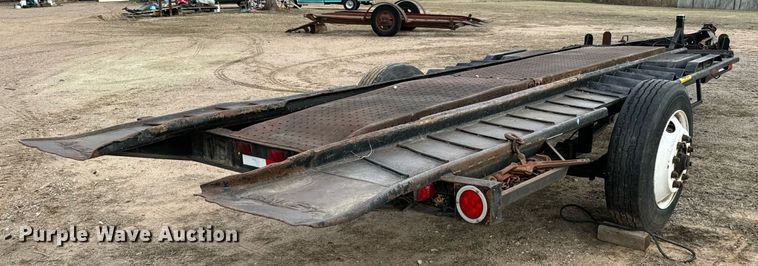 image for item NI9711 Shop built tilt deck utility trailer