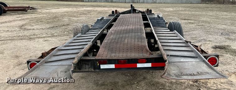 image for item NI9711 Shop built tilt deck utility trailer