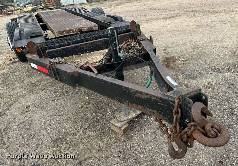 image for item NI9711 Shop built tilt deck utility trailer