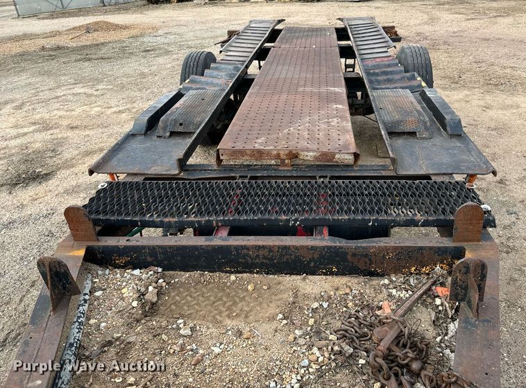 image for item NI9711 Shop built tilt deck utility trailer