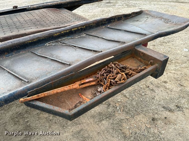 image for item NI9711 Shop built tilt deck utility trailer