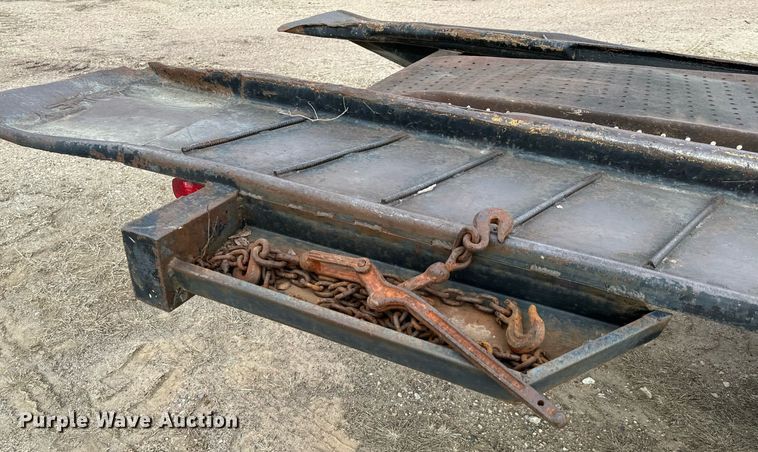 image for item NI9711 Shop built tilt deck utility trailer