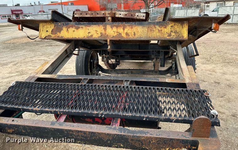 image for item NI9711 Shop built tilt deck utility trailer