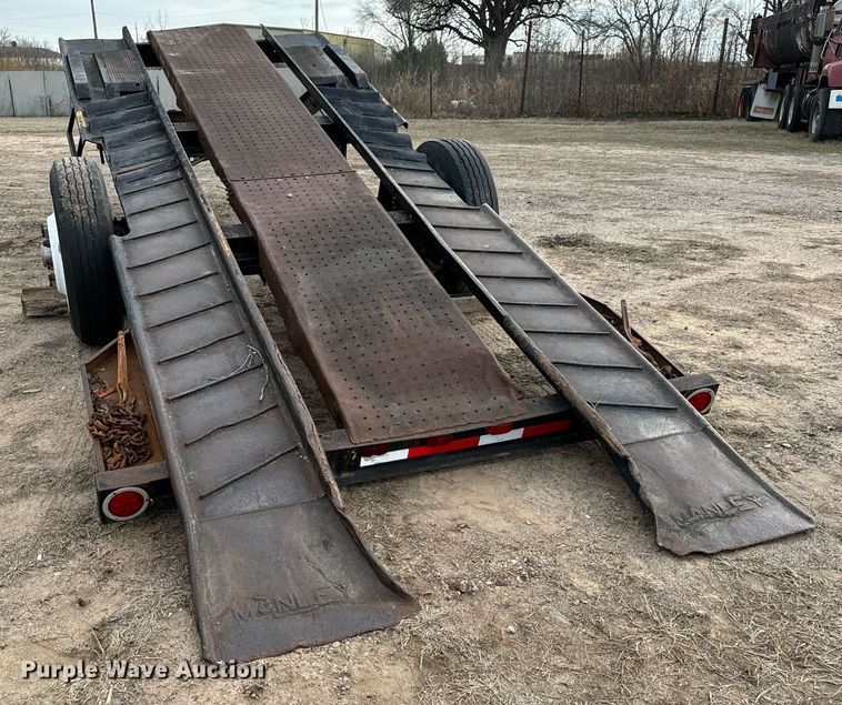 image for item NI9711 Shop built tilt deck utility trailer