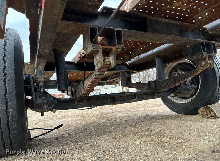 image for item NI9711 Shop built tilt deck utility trailer