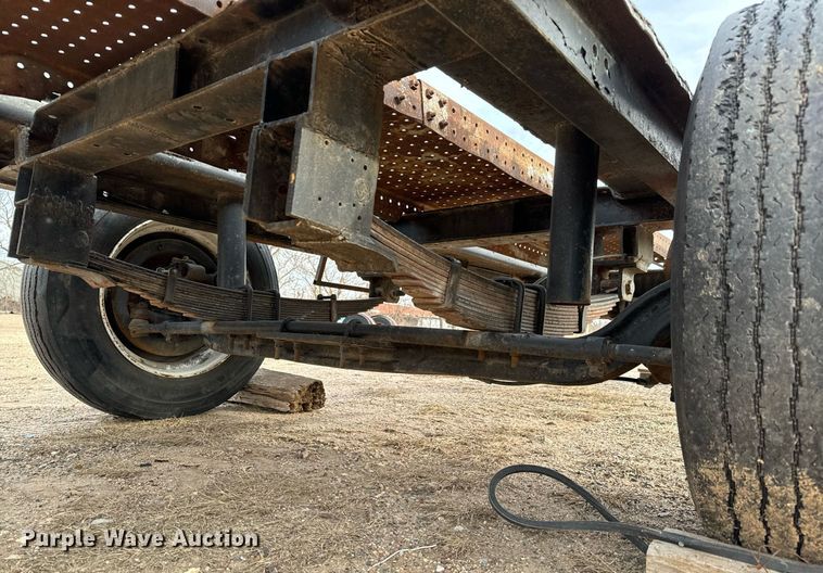 image for item NI9711 Shop built tilt deck utility trailer