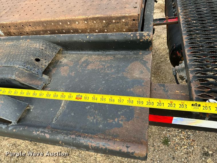 image for item NI9711 Shop built tilt deck utility trailer