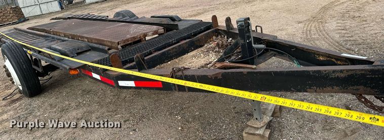 image for item NI9711 Shop built tilt deck utility trailer