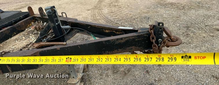 image for item NI9711 Shop built tilt deck utility trailer