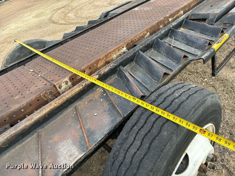 image for item NI9711 Shop built tilt deck utility trailer