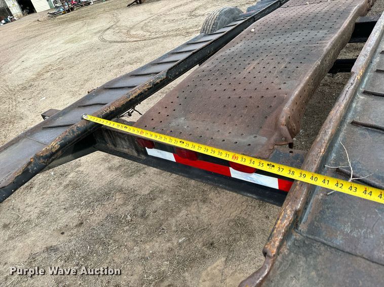 image for item NI9711 Shop built tilt deck utility trailer