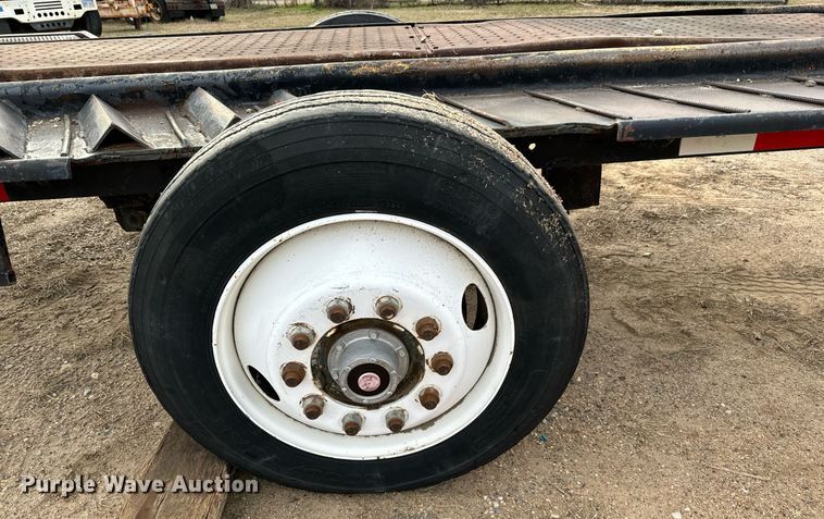 image for item NI9711 Shop built tilt deck utility trailer