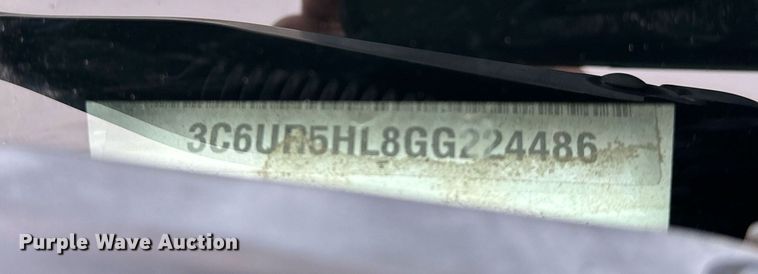 image for item NI9737 2016 Ram 2500  Crew Cab pickup truck