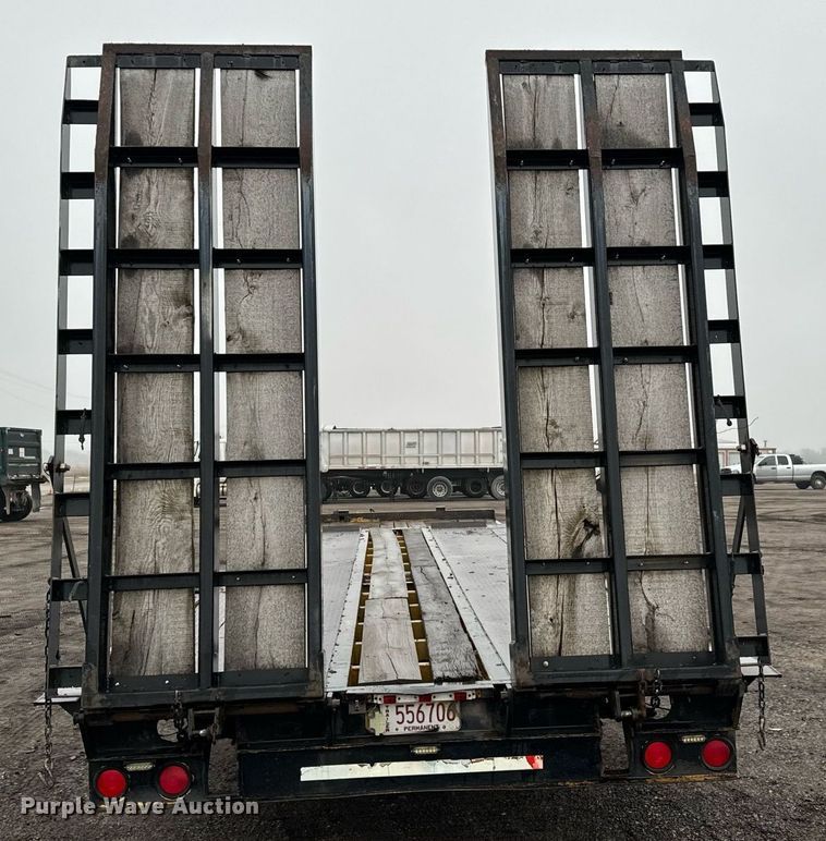 image for item NI9743 1990 Custom Trailer tilt deck equipment trailer