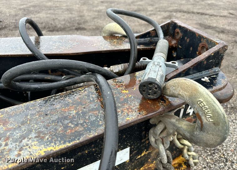 image for item NI9743 1990 Custom Trailer tilt deck equipment trailer