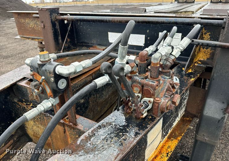 image for item NI9743 1990 Custom Trailer tilt deck equipment trailer