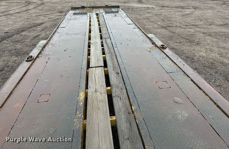 image for item NI9743 1990 Custom Trailer tilt deck equipment trailer