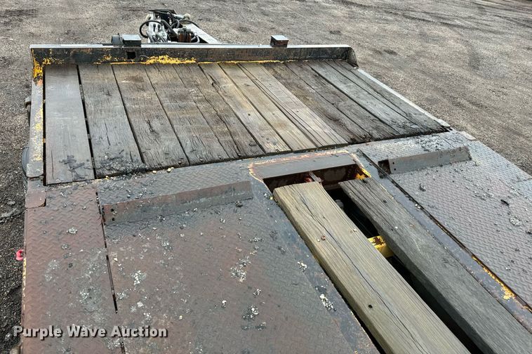 image for item NI9743 1990 Custom Trailer tilt deck equipment trailer